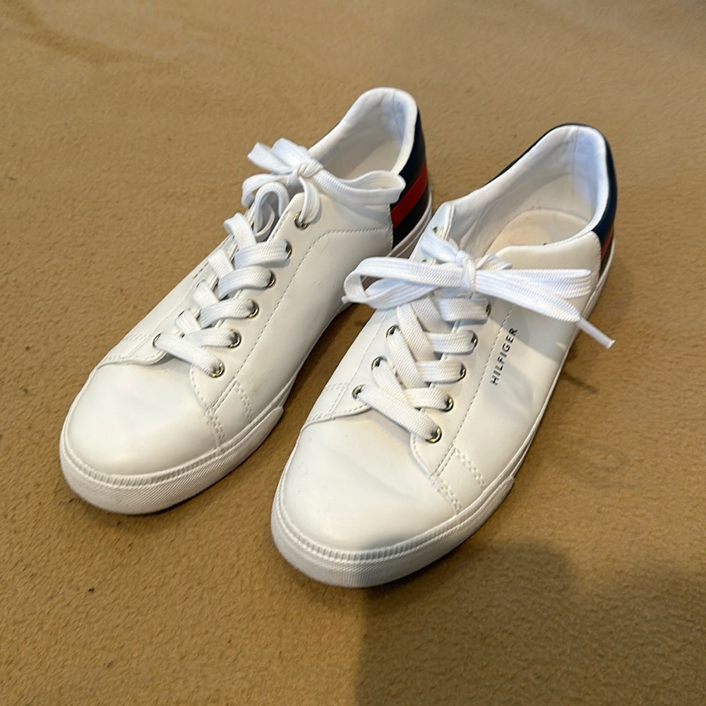 White sneakers